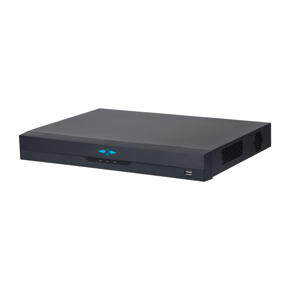 Grabador X-Security NVR para cámaras IP - Resolución máxima 16 Megapixel - Compresión Smart H.265+ / Smart H.264+ - 16 CH IP - Funciones Inteligentes AI - WEB, DSS/PSS, Smartphone y NVR