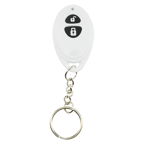 Telecomando Home8 - Autoinstallabile tramite codice QR - Wireless 433 MHz - Distanza 15 m in interni - Funzione armato/disarmato - funzione del pulsante Panico