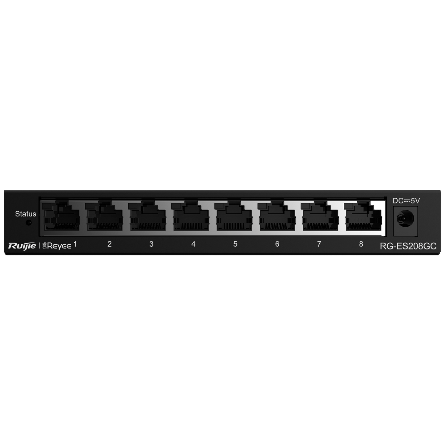 Reyee Cloud Layer 2 Switch - 8 Gigabit RJ45 Ports - 10/100/1000 Mbps Port Speed - Plug & Play - VLAN/Port Isolation/Loop Detection - Port Speed Limit