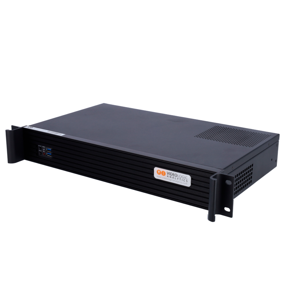 Server Videologic VLRXP7-IA10 - Include 10 canali VLRXP-IA espandibili a 20 - 1TB hard disk - 10 licenze VLRXP-IA incluse - Modulo di espansione con 8 ingressi e 8 uscite - Risoluzione max VGA