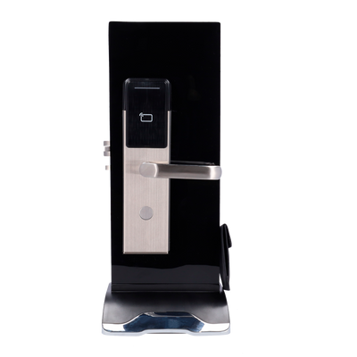 Peana de exposición - Cerradura para hotel - Enrollador de tarjetas | Llaves Físicas - Software Gratuito de Sistema de Cerradura para Hotel - Plug & Play - Peana: 485mm (Al) x 195mm (An) x 220mm (Fo)