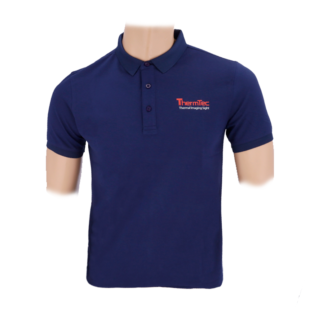 ThermTec - Polo taglia XL - Colore blu marino