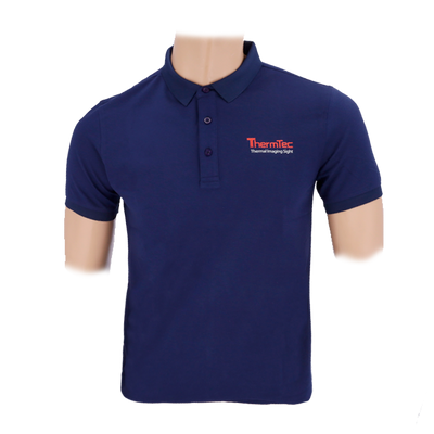 ThermTec - Polo talla XL - Color azul marino