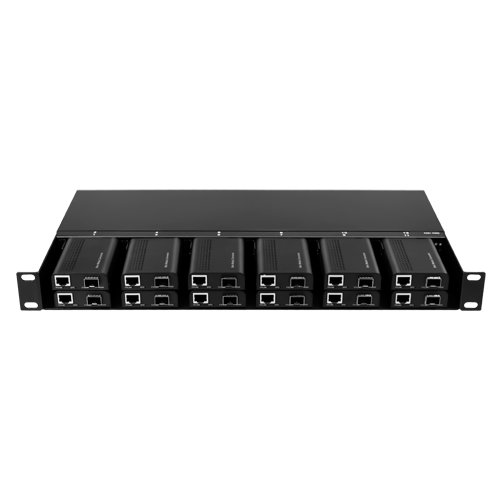 Metal Frame - For racking up to: - 12 Media Converters - Dual Power - 1U - 19"