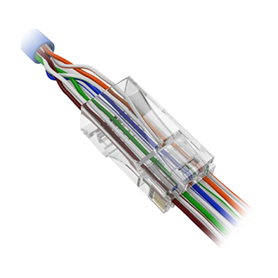 Connettore RJ45 Safire - Per crimpare - Speciale categoria 6 - Apertura frontale per una facile installazione - 50 unità (prezzo per unità)