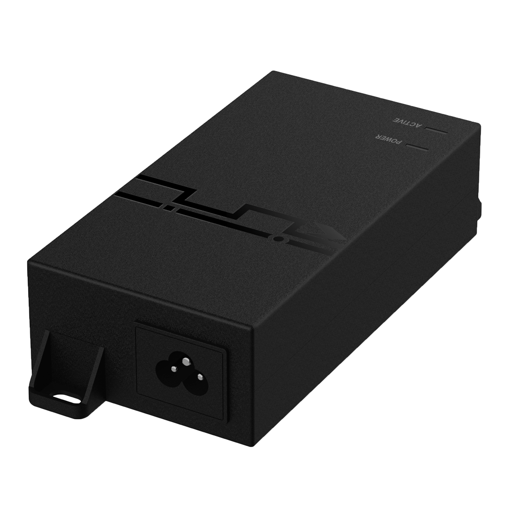 Ruijie - Iniettore Hi-PoE IEEE802.3bt - Porte RJ45 MultiGigabit 10/100/1000/2500 Mbps - Potenza 60 W - Distanza massima 100 m - Design compatto
