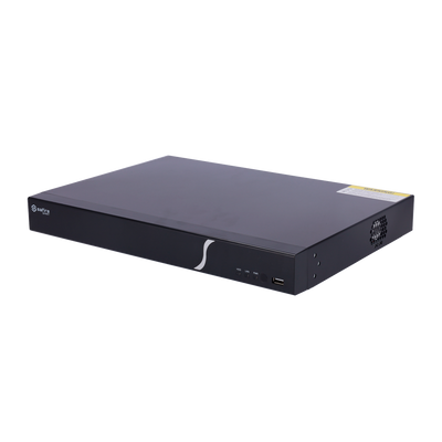 Safire Smart - Videoregistratore NVR per telecamere IP gamma A1 - 32CH video / Compressione H.265+ - Risoluzione fino a 8Mpx / Larghezza di banda 192Mbps - Uscita HDMI 4K e VGA / 2HDDs - Riconoscimento facciale / Ricerca intelligente