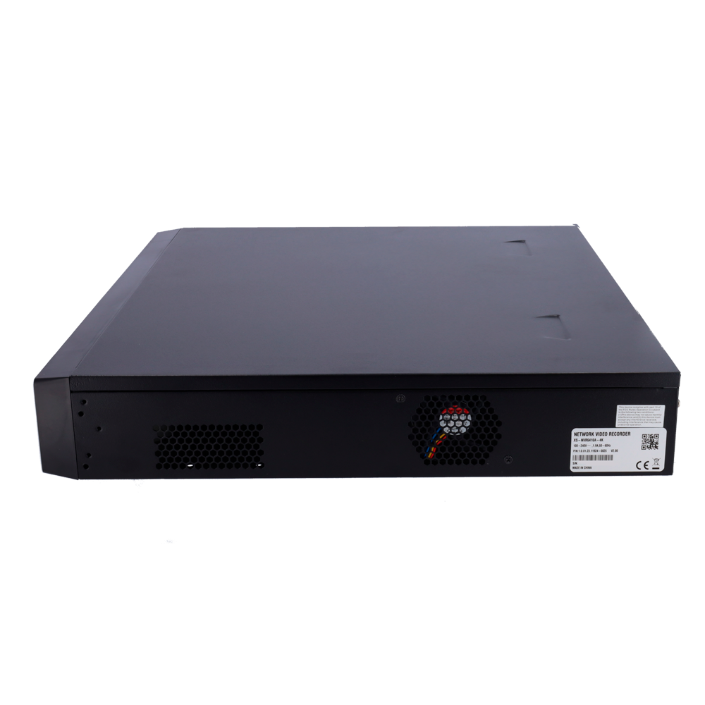 Videoregistratore X-Security NVR per telecamare IP - 16 CH video | Compressione H.265+ - Risoluzione massima 12 Mp - Uscita HDMI 4K, HDMI Full HD e 2 VGA - WEB, DSS/PSS, Smartphone e NVR
