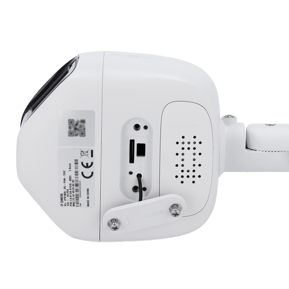 Cámara Bullet IP X-Security 8 Megapíxel - Active Deterrence | SMD 4.0 - 2 Lentes 2.8 mm / Dual Light 20m - WDR 120 dB | Micrófono y Altavoz integrado - PoE | H.265 - Funciones inteligentes