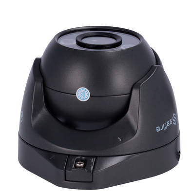 Cámara Turret Safire Gama ECO - Salida 4 en 1 / Resolución 3K (2880x1620) - CMOS 3K de alto rendimiento (5Mpx 16:9) - Lente de 2,8 mm - IR Matrix LED alcance 30 m - Resistente al agua IP66 | color gris