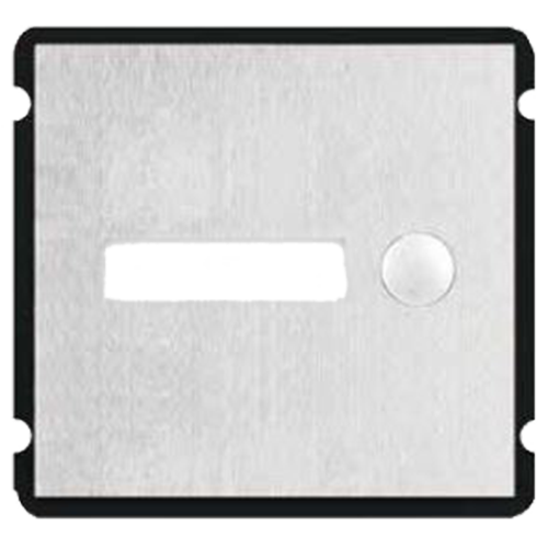 Modulo estensione - Compatibile con XS-V2000E-MIP - Pulsante singolo - 1 Etichetta personalizzata con LED - Acciaio inossidabile antivandalico - Montaggio modulare