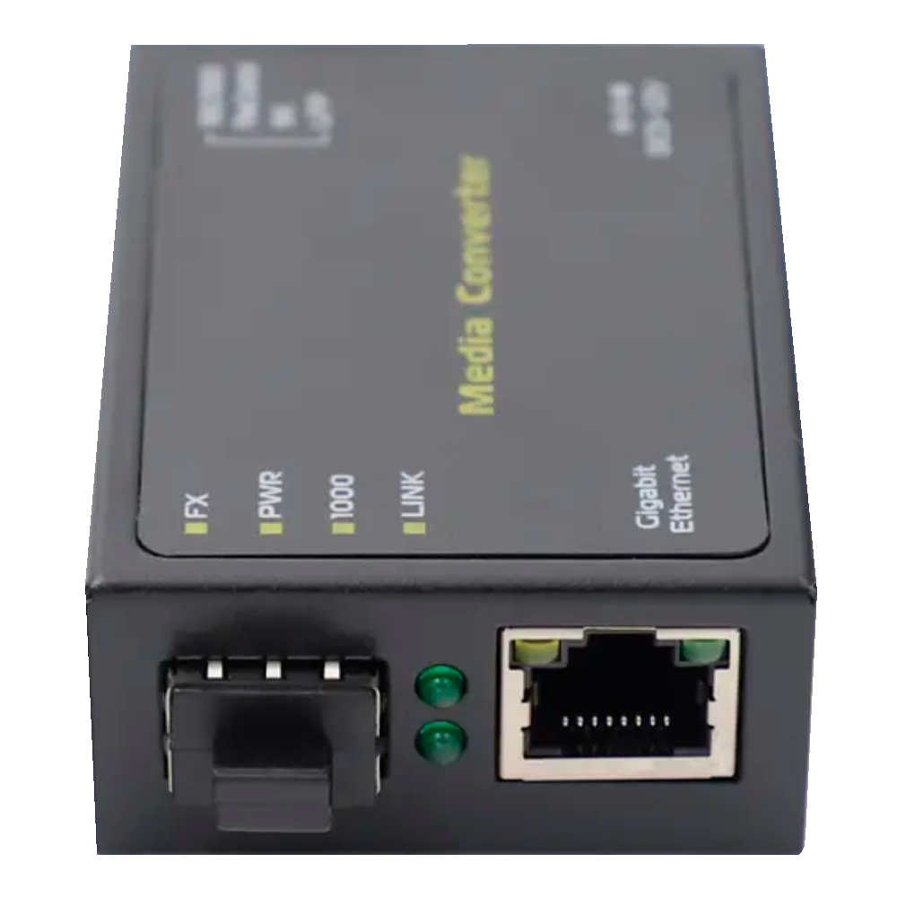 Convertidor multimedia - 1x Ethernet RJ45 - 1x SFP - Gigabit - 10/100/1000 Base-TX - Dimensiones ultracompactas