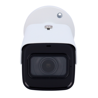 Telecamera Bullet IP X-Security - 8 Megapixel  (3840 × 2160) - Obiettivo 2.7–13.5 mm / LED Portata 60 m - WDR 120 dB | Microfono integrato - PoE | H.265+ - Funzioni intelligenti