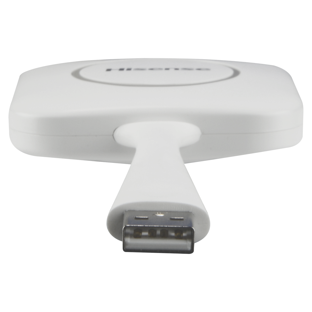 Trasmettitore wireless USB 2.0 Hisense - Pulsante On/Off - Distanza massima. di trasmissione 15m - Connessione 5G