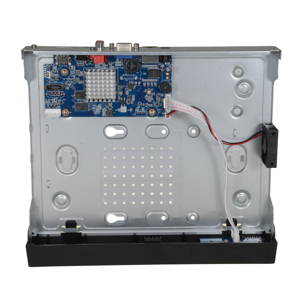 Videoregistratore X-Security NVR per telecamare IP - 16 CH video IP - Risoluzione massima di registrazione 12 Mpx - 1 CH riconoscimento facciale - 2 CH riconoscimento di persone e veicoli - Compressione H.265+