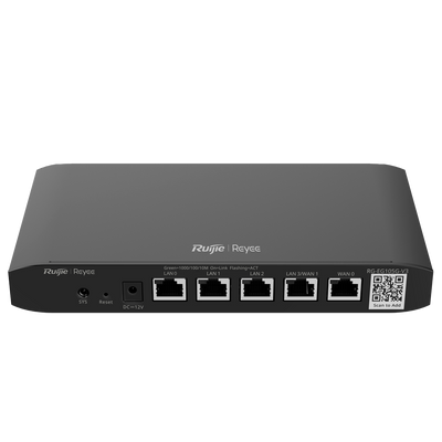 Reyee Router Controller Cloud - 5 Porte RJ45 10/100 /1000 Mbps - Supporta fino a 2 WAN per il failover o il bilanciamento - Fino a 600 Mbps di larghezza di banda - Server VPN IPSec, L2TP, PPTP, OpenVPN
