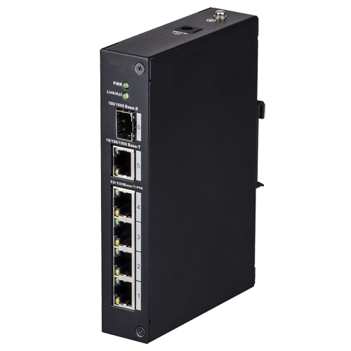 Switch PoE X-Security - 4 porte PoE + 2 Gigabit Porte - Velocità fino a 10/100/1000 Mbps - Massimo 96 W - ePoE 100 Mps fino a 300 m - Hi-PoE / IEEE802.3at (PoE+) / af (PoE)