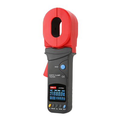 Pinza amperimétrica para medir la resistencia de tierra - Pantalla EBTN hasta 1000 cuentas - Medición de corriente de fuga hasta 30A - Medición de resistencia de tierra hasta 1000Ω - Calibración automática | Rango automático - Alarma de límite