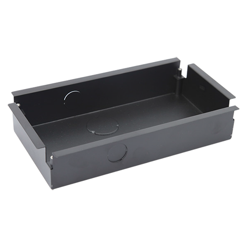 Scatola di giunzione - Specifico per videocitofoni - Compatibile con XS-V2000E-M(X) - Doppio modulo - 255mm (Al) x 143mm (An) x 51mm (Fo) - Realizzato in acciaio / Richiede XS-VF002