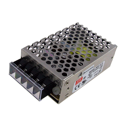 Alimentatore a commutazione - uscita DC 12 V 1,3 A / 15,6 W - 1 uscita - Tensione regolabile 11,4 V ~ 13,2 V - 90 (P) x 28 (I) x 50 (H) mm - 161 g