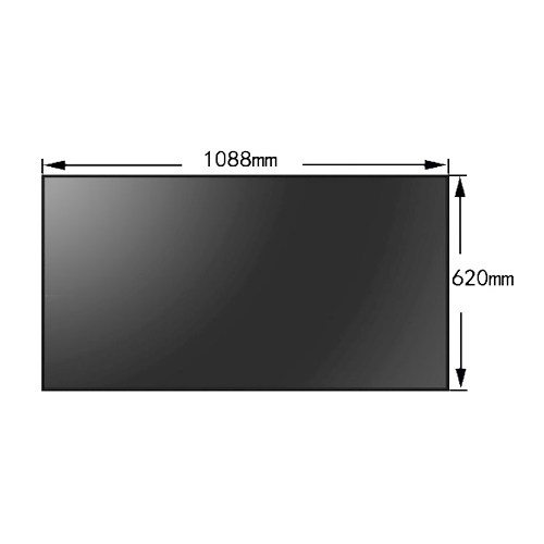 Monitor LED 55" - Specifico per videowall - Formato 16:9 - HDMI, DVI, VGA, AV, RS232 e RJ45 - Risoluzione 1920x1080 - Margine totale di 3.5mm