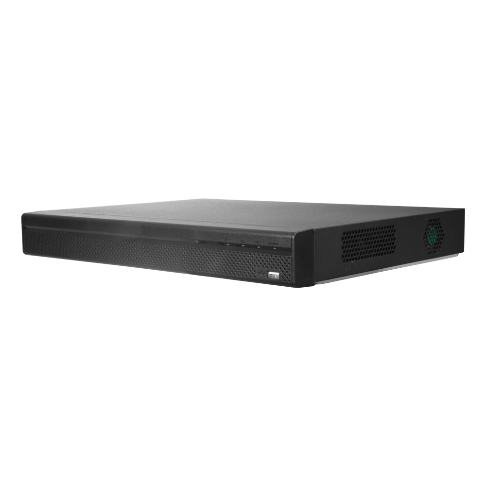 Grabador Universal HDCVI/CVBS/IP - Vídeo 4 CH / 4+2 IP / Audio 1 CH - 4K (12FPS) O 4 Mpx/1080P (25FPS) - Funciones inteligentes - Salida HDMI y VGA 4K - Permite 2 discos duros