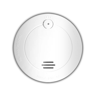 Rilevatore di fumo - Wireless - Antenna interna - Sirena incorporata - Campo di rilevamento 20 m² - Alimentazione 1 batteria 9 V