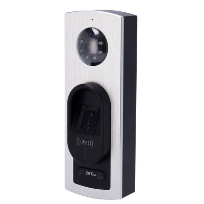 Control de acceso con videoportero - Biométrico y tarjeta EM - 10.000 huellas | 200.000 registros - TCP/IP, RS485, Wiegand y relé - Apto para exterior IP65 - Compatible con software ZKTeco | Aplicación ZSmart