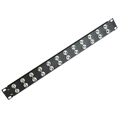 Patch Panel - 24 porte - BNC - Passivo - Montaggio su rack - 1U