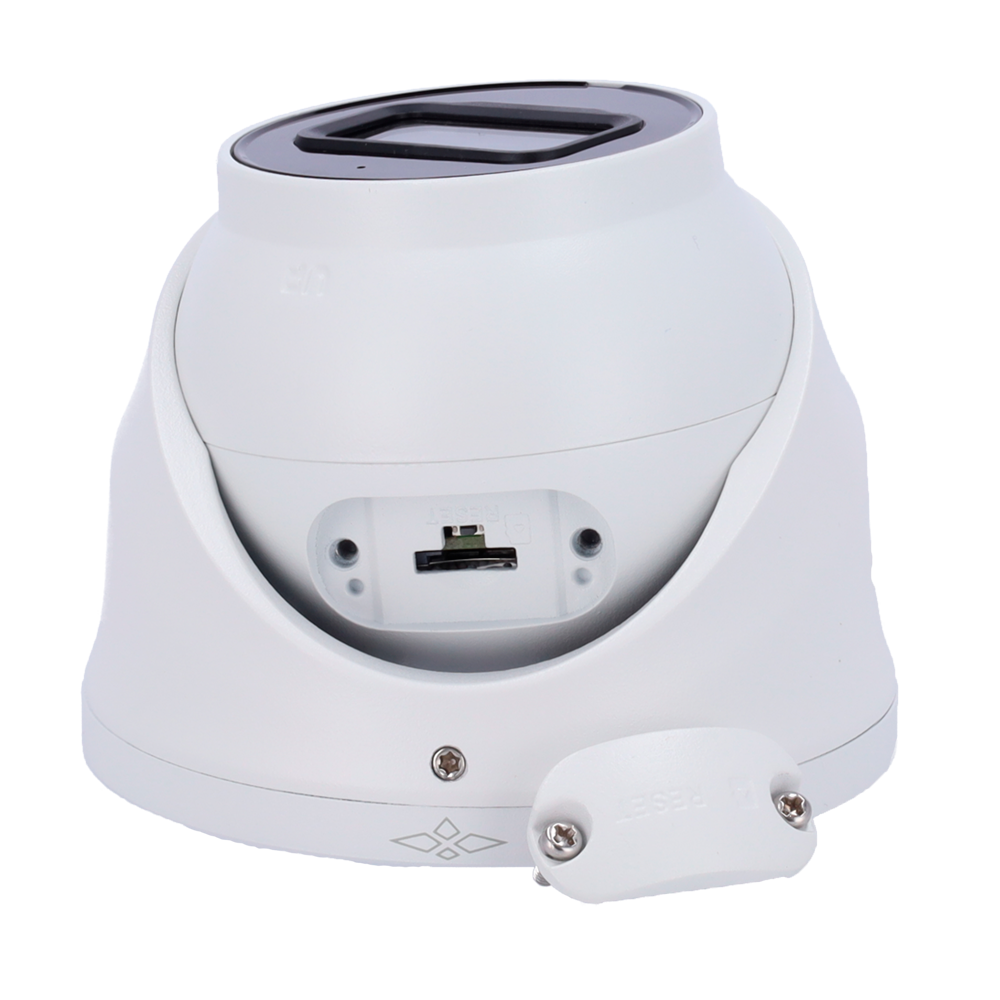 Cámara torreta IP X-Security - 2 megapíxeles (1920×1080) - lente de 2,8 mm / LED alcance de 30 m - WDR 120 dB | Micrófono incorporado - PoE | H.265+: funciones inteligentes