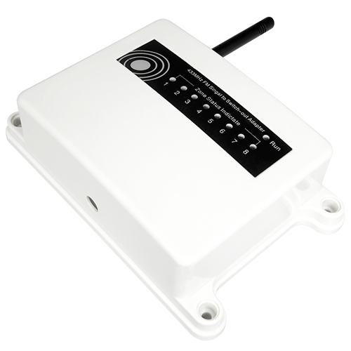 Ricevitore di barriere solari a infrarossi - 2 ingressi wireless - 2 uscite cablate - Fino a 6 dispositivi per entrata - Dip Switch da configurazione