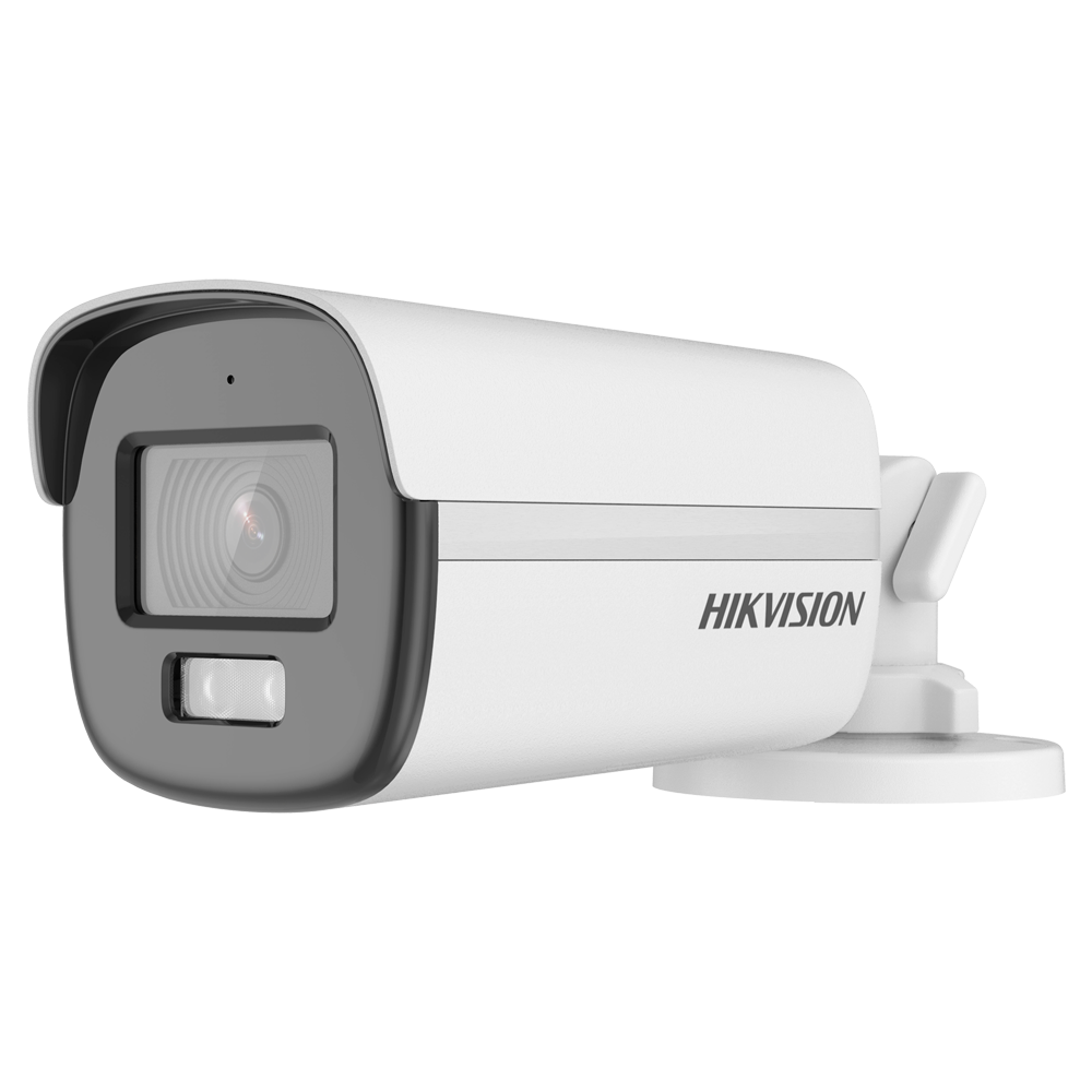 Hikvision - Telecamera Bullet 4en1 Gamma ColorVu - Risoluzione 3K (2960x1665) - Ottica 3.6 mm | Luz bianca portata 40 m - Audio su coassiale | Microfono integrato - ColorVu: immagine a colori 24 ore | IP67