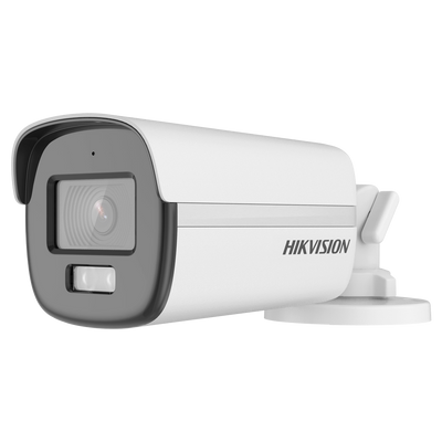Hikvision - Telecamera Bullet 4en1 Gamma ColorVu - Risoluzione 3K (2960x1665) - Ottica 3.6  mm | Luz bianca portata 40 m - Audio su coassiale | Microfono integrato - ColorVu: immagine a colori 24 ore | IP67