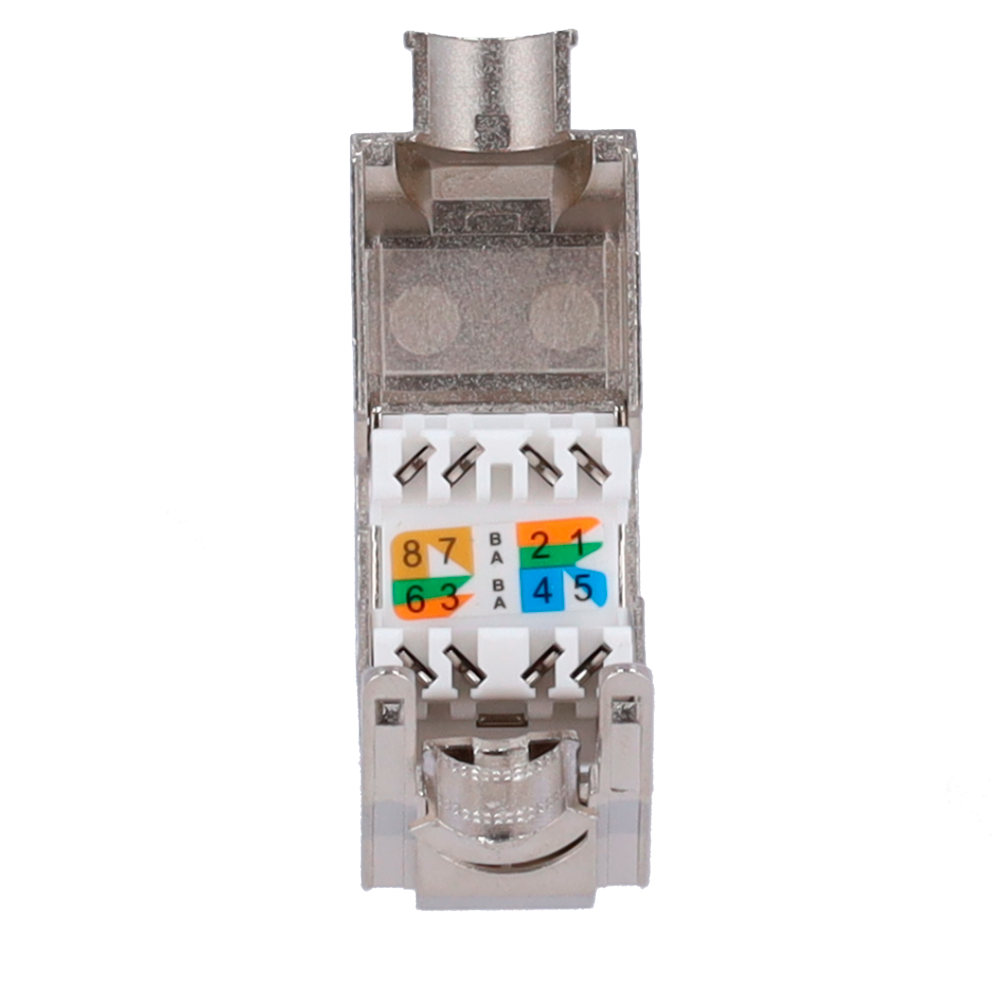 Connettore per cavi FTP - Connettore uscita RJ45 - Compatibile con FTP categoria 6 - Facile installazione senza necessità di strumenti