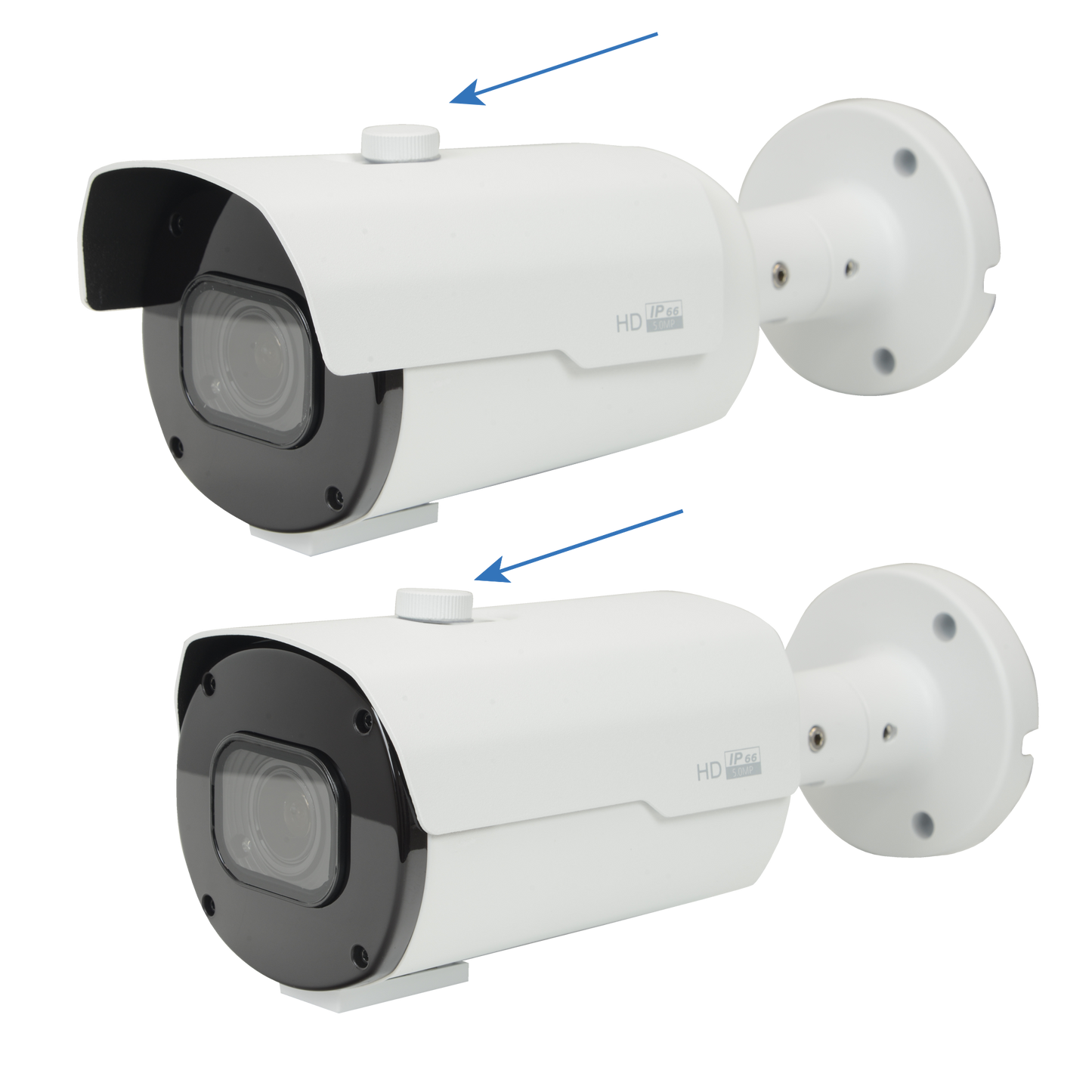 Telecamera Bullet Gamma ECO - Uscita 4 in 1 - 1/2.7" Progressive CMOS - Obiettivo varifocale 2.8~12 mm - IR Matrix LED Portata 35 m - Impermeabile IP66