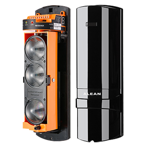 Rilevatore di barriera a infrarossi - Cablato | 3 raggi - Distanza max. di rilevamento 150 / 450 m - Elevata capacità di configurazione - Tamper | Uscita relé | LED Display - Alimentazione 12~24VDC/VAC - Innowatt