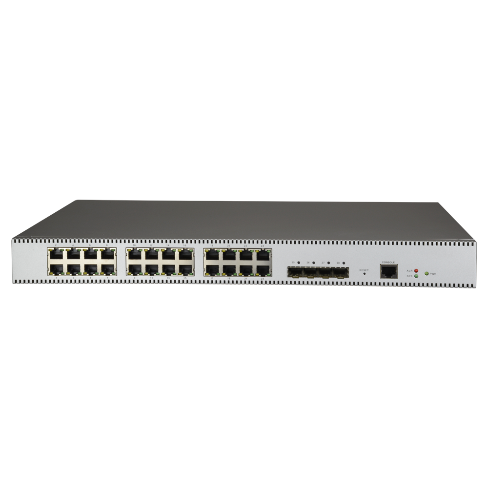 Switch X-Security management - 24 porte RJ-45 10/100/1000 Mbps - 4 Porte Uplink SFP+ 1000/10000 Mbps - VLAN/STP/RSTP/MSTP/QoS - LACP/Static LAG - Rotte Statiche/Server DHCP