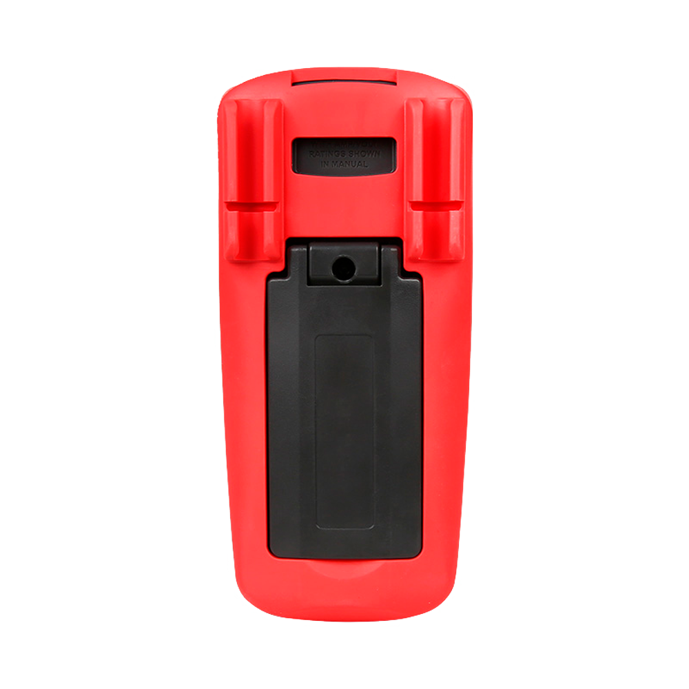 Multímetro digital con función True RMS - Medición de voltaje en DC y AC hasta 600V - Medición de intensidad en DC y AC hasta 10A - Medición de resistencia, capacitancia y frecuencia - Buzzer para test de continuidad