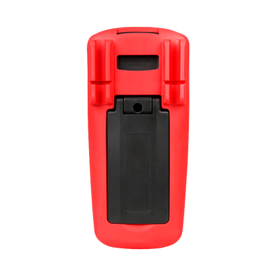 Multímetro digital con función True RMS - Medición de voltaje en DC y AC hasta 600V - Medición de intensidad en DC y AC hasta 10A - Medición de resistencia, capacitancia y frecuencia - Buzzer para test de continuidad