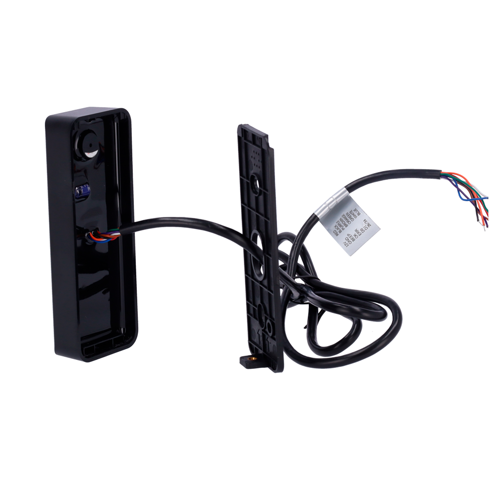 Lector de acceso a marcos - Acceso mediante tarjeta MF y teclado - Indicador LED y acústico - Wiegand 26/34 - Compatible con Safire - Apto para exterior IP65