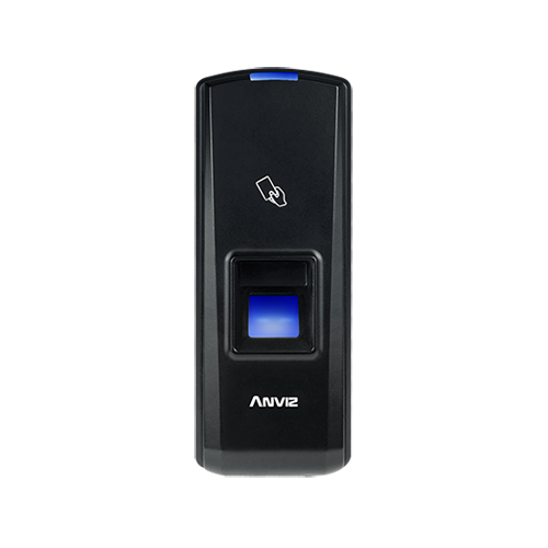 Lettore biometrico autonomo ANVIZ - Impronte digitali e schede MF - 1000 registrazioni / 50000 registri - TCP/IP, RS485, miniUSB, Wiegand 26 - Controller integrato - Adatta per interni
