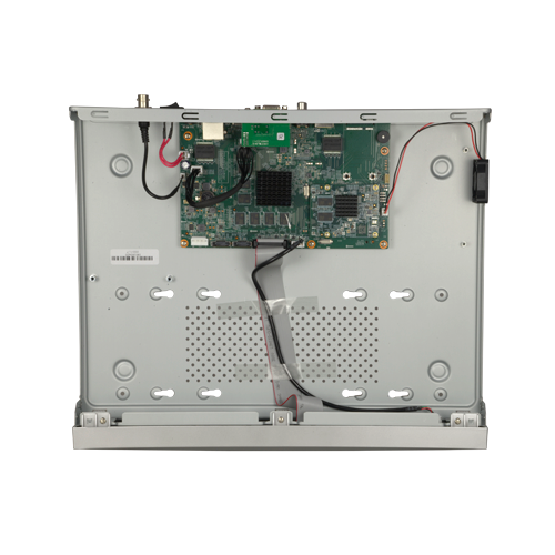 NVR video recorder with facial recognition - 16 CH video | Max resolution 12 Mpx - Facial recognition up to 4 channels - Comparison of up to 10,000 images - TrueSense, false alarm filter for vehicles and people - Supports 2 hard disks | Alarm