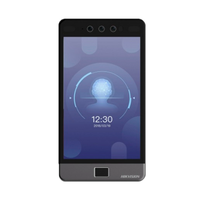 Control de acceso y presencia - Facial, huella, iris, tarjeta MF y PIN - 5.000 usuarios | 150.000 registros - TCP/IP, WiFi, USB, RS485 y Wiegand | IP65 - Controladora integrada (sensor, pulsador y relé) - iVMS-4200 | Hik-Connect