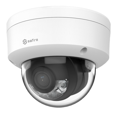 Telecamera IP 4 Megapixel (2560x1440) - 1/3" Progressive Scan CMOS - Ottica 2.8 mm - Night Color: immagine a colori 24 ore - Luce bianca portata 30 m | Microfono integrato - Waterproof IP67 |  Antivandalo IK08