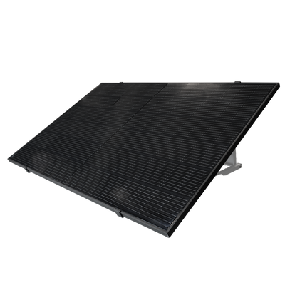 TSUN Kit Solar Pop Up - Panel Full Black 400W - Microrinversor MS400 400W - Soporte para instalación en suelo - Conexión WiFi - Permite conectar hasta 11 kits juntos