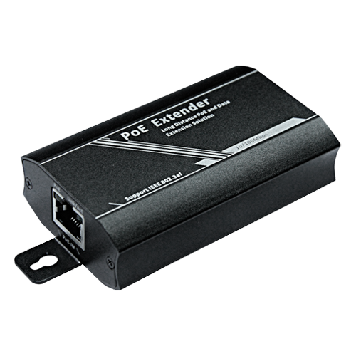 POE extender - Permette di ampliare la distanza di alimentazione POE - IEE 802.3 af/at - Potenza di uscita 15,4 W - Porte 10/100 Mbps