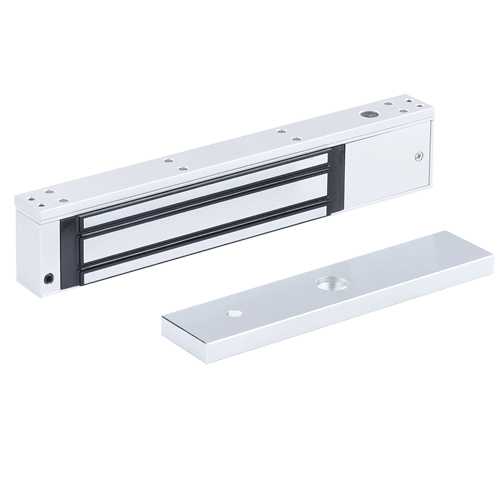 Ventosa electromagnética - Para puertas sencillas - Modo de apertura Fail Safe - Fuerza de retención 280 Kg - Sensor de cierre y estado de puerta - Diferentes perfiles compatibles