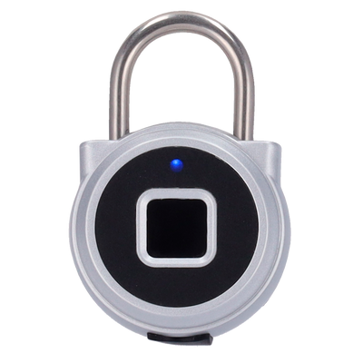 Candado inteligente Bluetooth - Apertura mediante huella y app - Capacidad 15 huellas - Diámetro de la viga de 4 mm - Batería integrada 110 mAh - Apto para interior