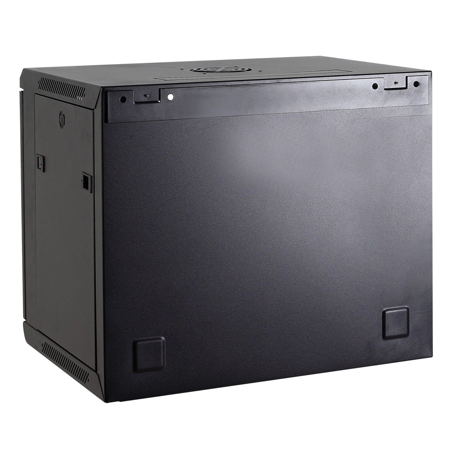Armadio rack a parete - Fino a 4U rack da 19" - Fino a 60 Kg di carico - Con ventilazione e passacavi - Ventilatore incluso - Ciabatta da 6 prese incluida