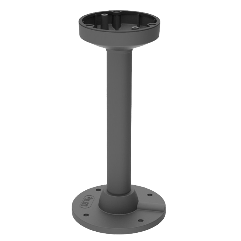 Staffa a tetto - Altezza 573 mm - Adatto per esterni - Colore nero - Fabbricato in alluminio - Passacavo